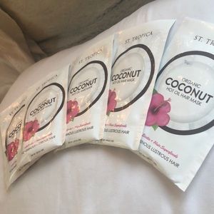 5 St. tropica hot oil hair masks